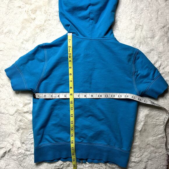 Justice Blue Short Sleeve Hoodie - Picture 4 of 6